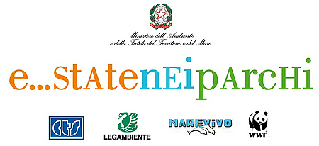 Immagine-logo dell'iniziativa 'E...state nei parchi'